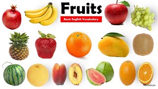 Fruits Name  Learn Fruits Name in English  Name of Fruits Basic English Learning  Unit  09 [upl. by Essyle]