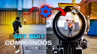 ✅NO MORE AIM STOCK 🎯  NEW SETEDIT COMMANDO🇧🇷  FREEFIRE  MAX🔥  acapcraftyt [upl. by Merwyn]