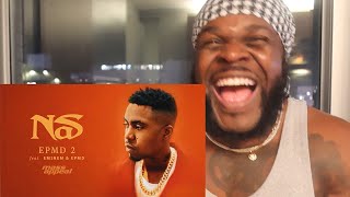 Nas  EPMD 2 feat Eminem amp EPMD Official Audio  Reaction [upl. by Celestia]