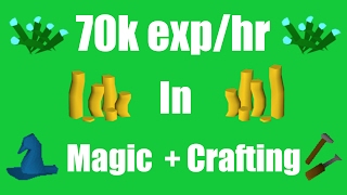 OSRS Profit While Training Crafting  Magic 70k exphr Oldschool Runescape Money Making Method [upl. by Puri]