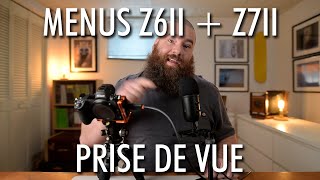 Nikon Z6ii et Z7ii  Menus VISUALISATION et PRISE DE VUE pour la photographie ANIMALIÈRE [upl. by Sharpe932]