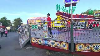 Walk around barnstaple fair various rides in action 17 Sept 2022 [upl. by Naras98]