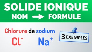 Comment déterminer la FORMULE dun COMPOSÉ IONIQUE   PhysiqueChimie [upl. by Nivert]