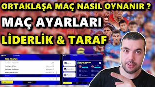 ORTAKLAŞA MAÇ NASIL OYNANIR  3E 3 MAÇ amp AYARLAR amp LİDER amp TARAF  EFOOTBALL 2023 MOBİLE [upl. by Nesnaj]