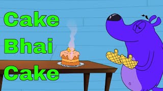 Cake Bhai Cake Ep  9  Pyaar Mohabbat Happy Lucky  Hindi Animated Cartoon Show  Zee Kids [upl. by Atsillak]