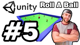 Unity Beginner Basics  Video Game Design 202122  Roll A Ball 5 [upl. by Moreen]