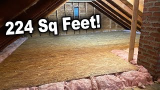 Reclaiming Attic Storage Space Over Thick Insulation [upl. by Anyahc]