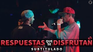 RESPUESTAS PARA CEBARTE Y DISFRUTAR 2 💉 subtitulado  Batalla De Gallos  Rap [upl. by Dorren]