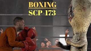 Boxing with SCP173 SFM [upl. by Leirbaj]