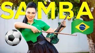 Samba Do Brasil 🇧🇷⚽️Electric Violin Cristina Kiseleff Cover Bellini FIFA World Cup [upl. by Tarr]