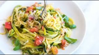 Easy 10Minute Zoodles Recipe  The Best Garlic Zucchini Stir Fry  Very Tasty Turai Recipe [upl. by Berners403]