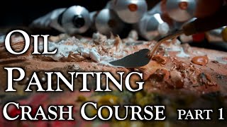 The Best Oil Paints For Beginners  Oil Painting Crash Course Part 1 [upl. by Ajup]