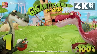 Gigantosaurus The Game PC  4K60 Walkthrough 100 Chapter 1  The Savanna [upl. by Mcgrody]