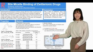 Bile micelle binding of zwitterionic drugs TAKEUCHI Rie B4 [upl. by Aiehtela]