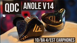 QDC Anole V14 Flagship Earphones unboxintro💵🧲 [upl. by Asaert]