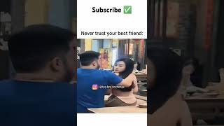 Never trust your friend 🤣😂  Subscribe for more funny videos funnyclip shortfeed [upl. by Nilat]