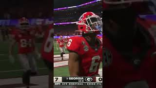 Georgia evened the score INSTANTLY [upl. by Tadd300]