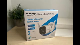 TPLink Tapo WiFi Security Camera Full Colour Outdoor Device C320WS First Look [upl. by Pickard]