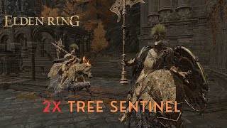 2 TREE SENTINEL WTF NO SUMMONS  ELDEN RING [upl. by Nwahs]