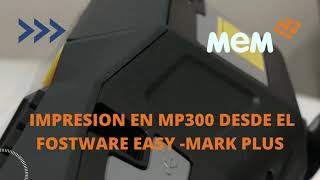 Como usar la impresora Panduit MP300 con el software EasyMark Plus [upl. by Leur373]