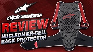 Alpinestars Nucleon KRCell Back Protector Review  Sportbiketrackgearcom [upl. by Harrad]