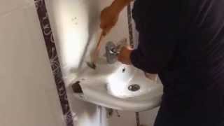 How to Break amp Remove Bathroom Sink Easily [upl. by Honniball465]