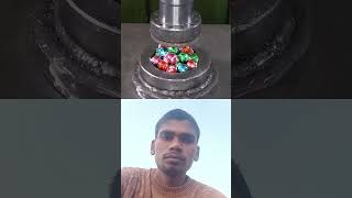 Candy vs 150 ton hydrolic press 🫣🫣 satisfying automobile crushing hydraulicpress shots [upl. by Dnalro]