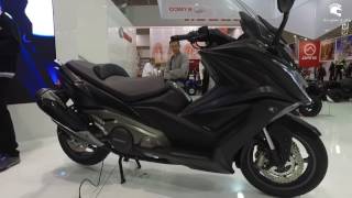 Kymco AK 550 2017  targi INTERMOT 2016 [upl. by Pitts915]