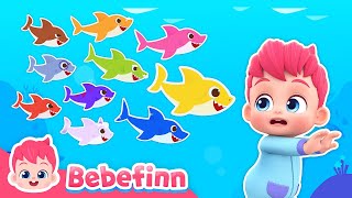 🔟🦈 Ten Little Sharks  EP121  Bebefinn Nursery Rhymes for Kids [upl. by Attenaz]