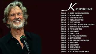 Kris Kristofferson Greatest Hits  Kris Kristofferson Playlist [upl. by Sulakcin]