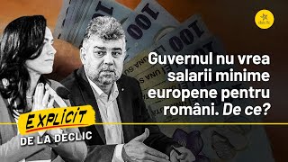 Salariul minim european calcule românești [upl. by Miquela]