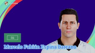 Marcelo Fabián Espina Barrano  PES Clasico Face Bodyamp Stats [upl. by Felise]