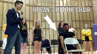 Hypnotized to Become Bodybuilders with a HILARIOUS Twist  College Stage Hypnosis Show [upl. by Stern]