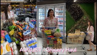 AUGUST  GROCERY HAUL  Modern Nanay [upl. by Anaicilef]