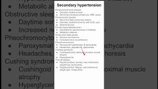 Secondary hypertension [upl. by Ahsikcin]