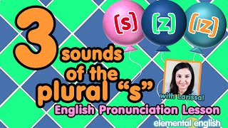 3 Sounds of the Plural quotsquot in English s z or ɪz [upl. by Inajar449]