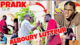 PRANK avec Alboury lutteur lomotif bi yaw la Alboury  rakhasso dara bay dinth [upl. by Tewell]