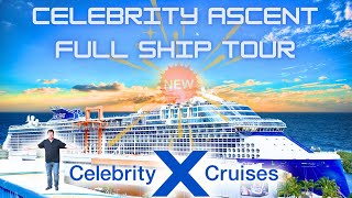 FULL Cruise Ship Tour onboard CELEBRITY ASCENT Celebrity Cruise Liness NEWEST and LARGEST Ship [upl. by Zischke]