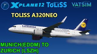 More XP12 action  Munich to Zurich EDDMLSZH and maybe back  Airbus SOP  XP12  ENPH [upl. by Sanchez]