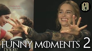 Emilia Clarkes Funny Moments PART 2 [upl. by Ashatan]