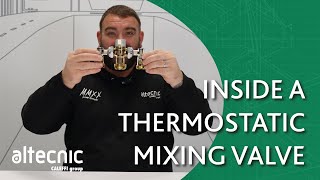 How does it work  Inside a Thermostatic Mixing Valve TMV [upl. by Gerik]