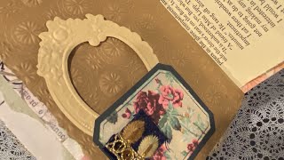 Shabby vintage journal flip through [upl. by Barbaresi]