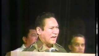 Discurso del dictador Manuel Noriega  1988 [upl. by Annua]