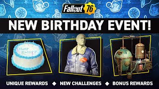 NEW Birthday Challenge Event All Rewards and Challenges  Fallout 76 [upl. by Adrian284]