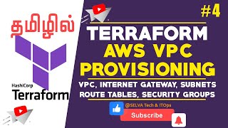 Terraform in Tamil  4  Create AWS VPC using Terraform  AWS Cloud Provisioning [upl. by Aicyla]