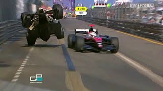 Romain Grosjean Huge Crash  GP2 2009 Monaco [upl. by Ritch198]