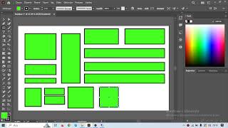 Adobe Illustrator Dikdörtgenlerin Çizimlerinin Anlatımı [upl. by Dulcia569]