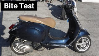 Vespa Primavera 150 Base 20  Taste Test [upl. by Kurtis748]