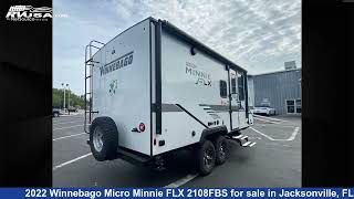 Eyecatching 2022 Winnebago Micro Minnie Travel Trailer RV For Sale in Jacksonville FL  RVUSAcom [upl. by Ithsav]