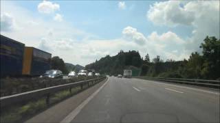 From Feuerthalen to Regensdorf  Autobahn  Switzerland  082010 [upl. by Cross]